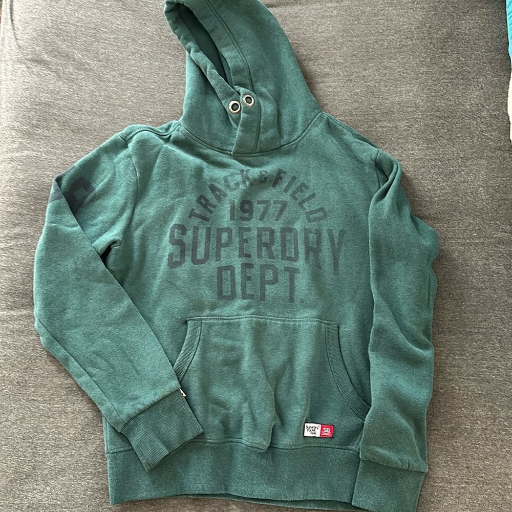 Green Superdry sweatshirt